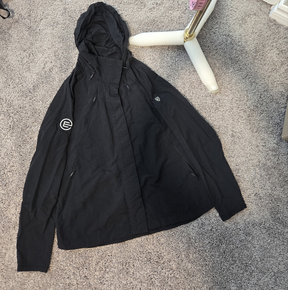 Kuhl Men's Black Hooded Raincoat